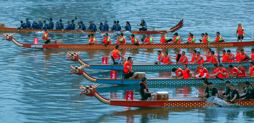 course de bateau-dragon