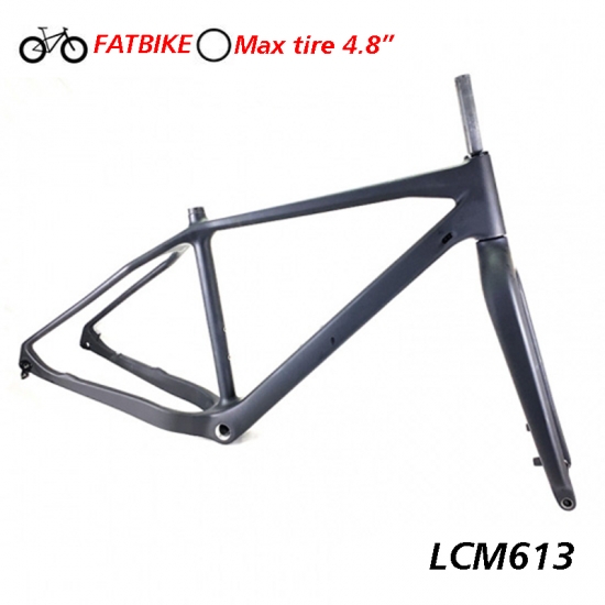 full carbon fatbike frameset